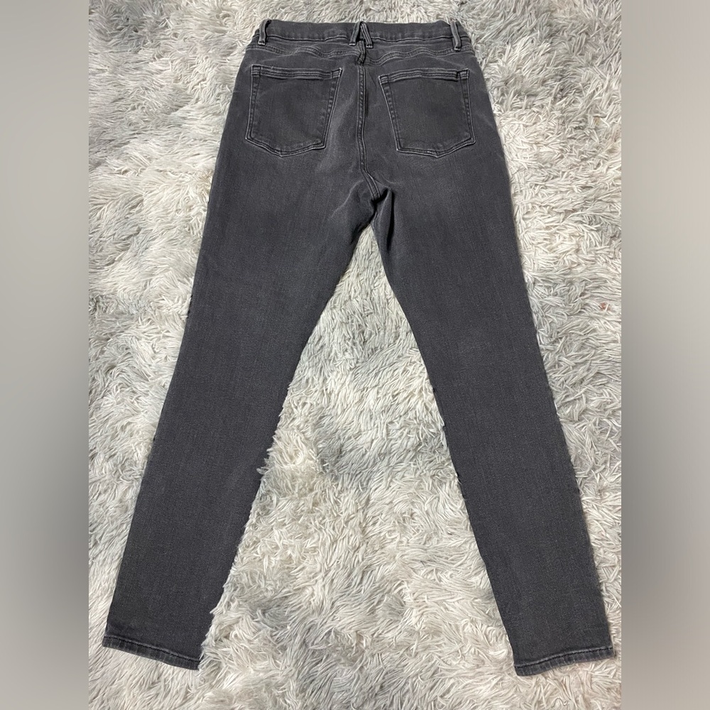 Good American Gray Skinny Jeans Stretchy Fit